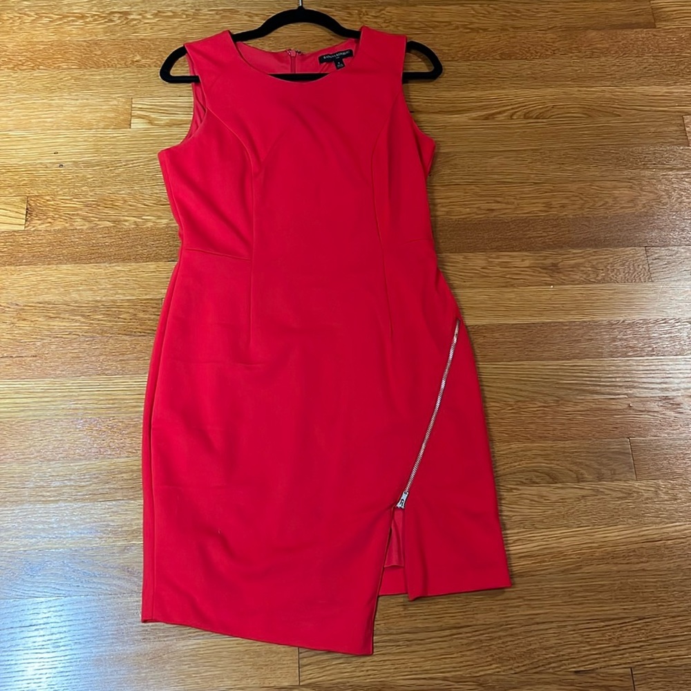 Red Banana Republic Dress with Zipper on leg